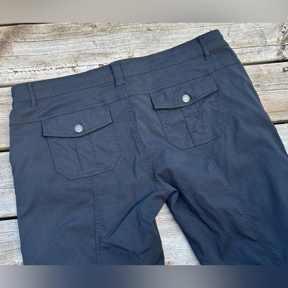 Prana Black Convertible Hiking Pants/Shorts Women's 16 - Picture 8 of 10
